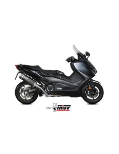 MIVV FULL SYSTEM 2X1 SR-1 BLACK TITANIUM YAMAHA T-MAX 560 2020-21