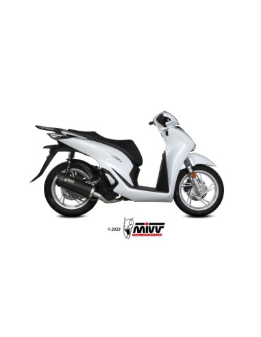 MIVV FULL SYSTEM 1X1 MOVER BLACK HONDA SH 125 / 150 2020-24