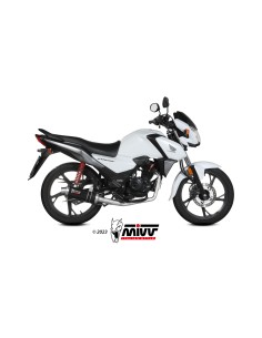 MIVV FULL SYSTEM 1X1 GP BLACK HONDA CB 125 F 2021-24