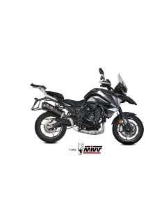 MIVV SLIP-ON OVAL CARBONO CON TAPA CARBONO BENELLI TRK 702 / X 2023-24