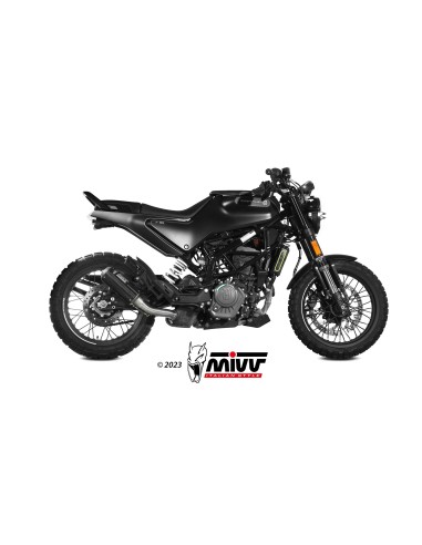 MIVV SLIP-ON MK3 CARBONO HUSQVARNA SVARTPILEN 125 2021-23