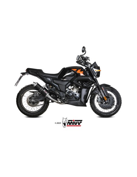 MIVV FULL SYSTEM 1X1 GP BLACK ZONTES ZT 125 GK 2021-24