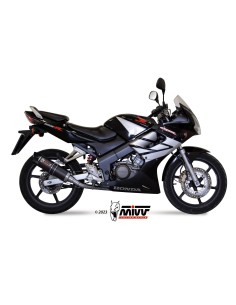 MIVV FULL SYSTEM 1X1 GP CARBON CON TAPA CARBONO HONDA CBR 125 R 2004-10