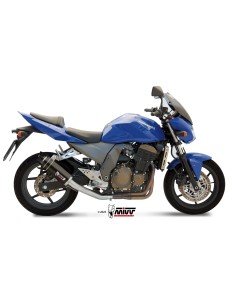 MIVV SLIP-ON GP BLACK CON TAPA CARBONO KAWASAKI Z750 2004-06