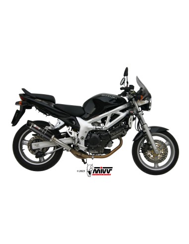MIVV SLIP-ON GP CARBON CON TAPA CARBONO SUZUKI SV 650 1999-02