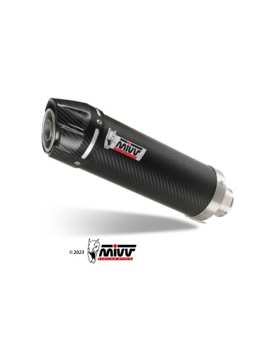 MIVV SLIP-ON GP CARBON CON TAPA CARBONO SUZUKI GSX-R 1000 2005-06