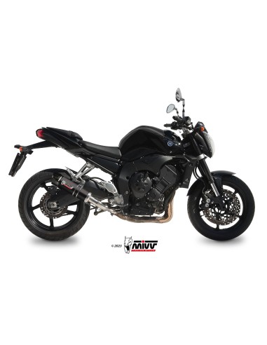 MIVV SLIP-ON GP BLACK CON TAPA CARBONO YAMAHA FZ1 / FZ1 FAZER 2006-16