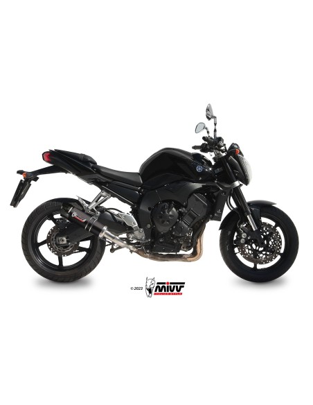 MIVV SLIP-ON GP BLACK CON TAPA CARBONO YAMAHA FZ1 / FZ1 FAZER 2006-16