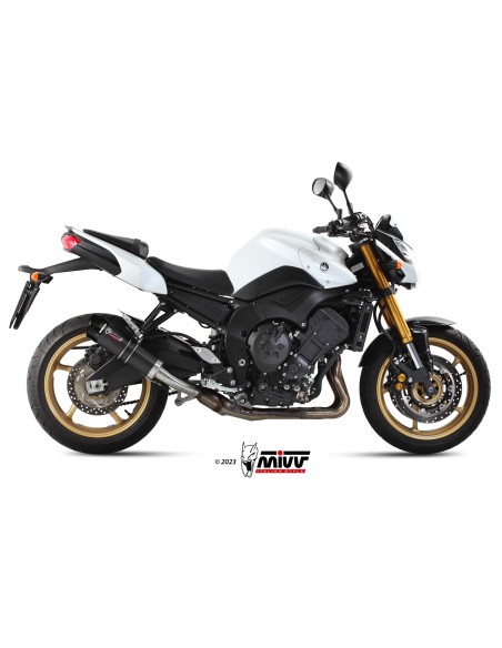 MIVV SLIP-ON GP CARBON CON TAPA CARBONO YAMAHA FZ8 / FAZER 8 2010-16