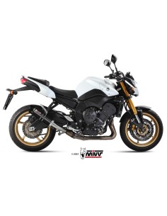 MIVV SLIP-ON GP BLACK CON TAPA CARBONO YAMAHA FZ8 / FAZER 8 2010-16