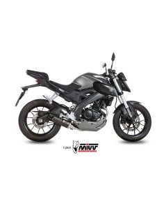 MIVV FULL SYSTEM 1X1 GP CARBON CON TAPA CARBONO YAMAHA MT-125 2015-19 / YZF R125 2014-18