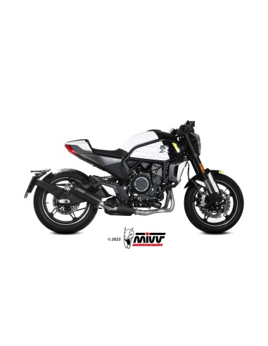 MIVV SLIP-ON HR-1 BLACK CF MOTO 700 CL-X 2023-24