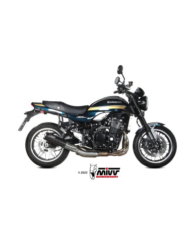 MIVV SLIP-ON HR-1 BLACK KAWASAKI Z900 RS 2018-24