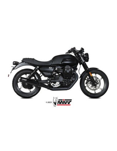 MIVV 2 SLIP-ON HR-1 BLACK MOTO GUZZI V7 STONE 2021-24