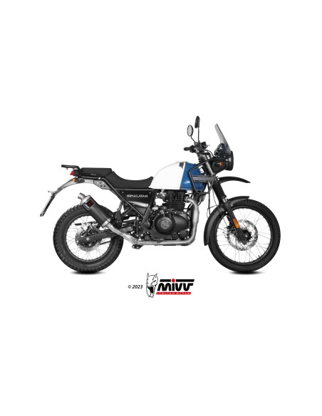 MIVV SLIP-ON DAKAR BLACK ROYAL ENFIELD HIMALAYAN 2021-23