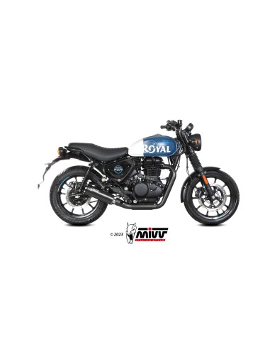 MIVV SLIP-ON HR-1 BLACK ROYAL ENFIELD HNTR 350 2022-24