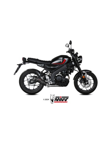 MIVV FULL SYSTEM 1X1 GP CARBON CON TAPA EN CARBONO YAMAHA XSR 125 2022-24