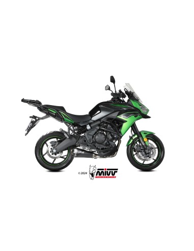 MIVV SLIP-ON DELTA RACE BLACK KAWASAKI VERSYS 650 2024