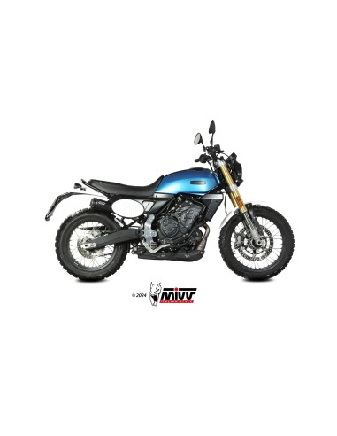 MIVV SLIP-ON X-M1 BLACK FANTIC CABALLERO 700 2024