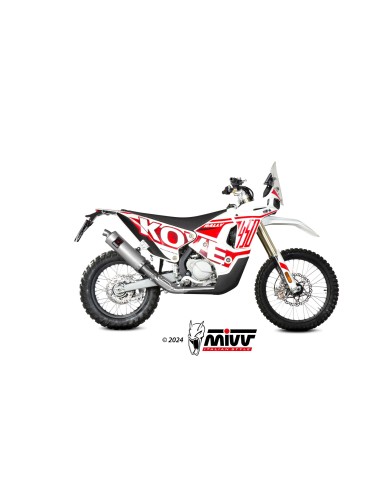 MIVV SLIP-ON DAKAR ST. STEEL KOVE 450 RALLY 2022-24
