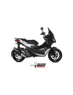 MIVV SLIP-ON MOVER BLACK APRILIA SR 200 GT 2022-24