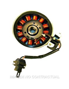 VOLANTE MAGNÉTICO 12 POLOS TRIFASE 12V 120W (MOTOR PIAGGIO 50/100 4T) 