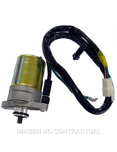 MOTOR ARRANQUE 12V - 10 DIENTES - ROTACIÓN IZQUIERDA - CON CABLE 