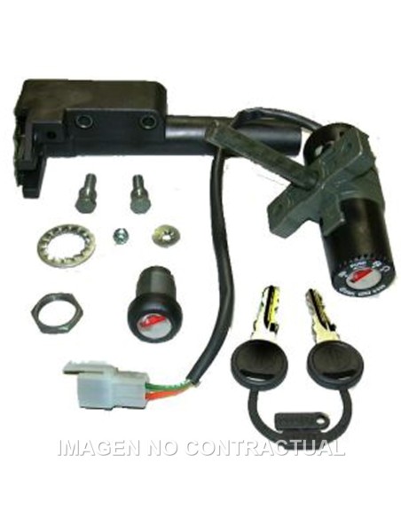 Kit contacto, sillín y guantera Aprilia Leonardo 125