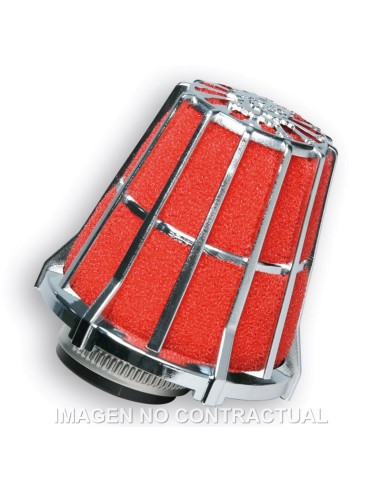 FILTRO AIRE C/CAJA CROMADA CARBURADOR PHBL JOG 