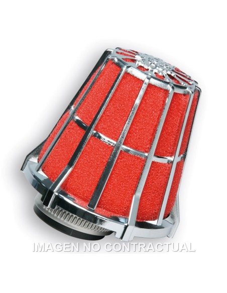 FILTRO AIRE C/CAJA CROMADA CARBURADOR PHBL JOG 