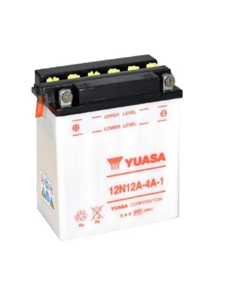 BATERÍA YUASA 12N12A-4A-1 SIN ÁCIDO