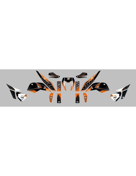 KIT DECO UP MAXIMIZE NEGRO-NARANJA KTM DUKE 690 