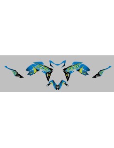 KIT DECO UP MAXIMIZE AZUL-AMARILLO SUZUKI GSR750 