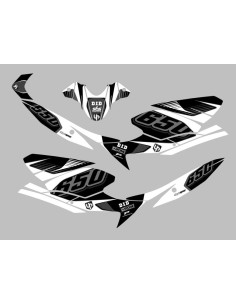 KIT DECO UP MAXIMIZE NEGRO-BLANCO SUZUKI SV650 