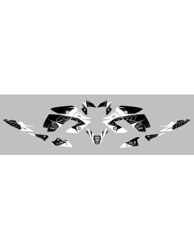 KIT DECO UP MAXIMIZE NEGRO-BLANCO YAMAHA XJ6 