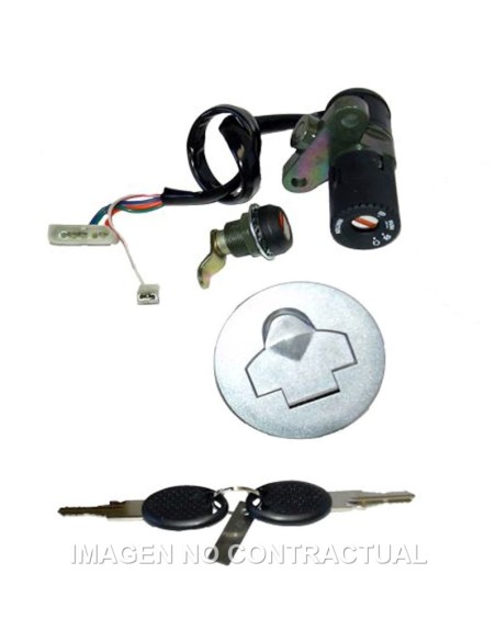 Kit contacto, sillín y depósito Peugeot 50 XP6