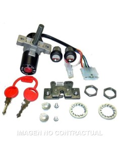 Kit contacto, sillín y guantera Derbi Predator 50