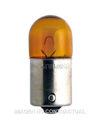 LÁMPARA PHILIPS DE INTERMITENTE RY10W  12V 10W AMBAR
