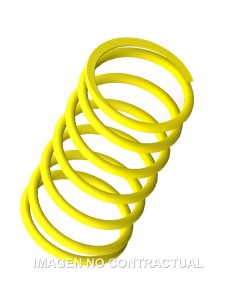 MUELLE POLEA CONDUCIDA MALOSSI AMARILLO YAMAHA 