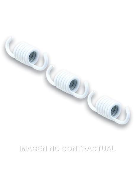MUELLES EMBRAGUE MALOSSI BLANCOS ( JUEGO DE 3) 