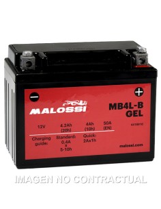 BATERÍA MALOSSI MB4L-B GEL 