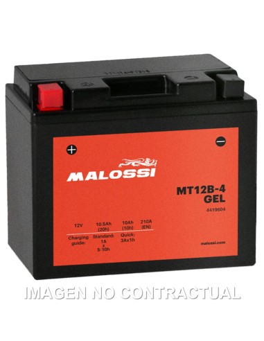 BATERIA MALOSSI MT12B-4 GEL 