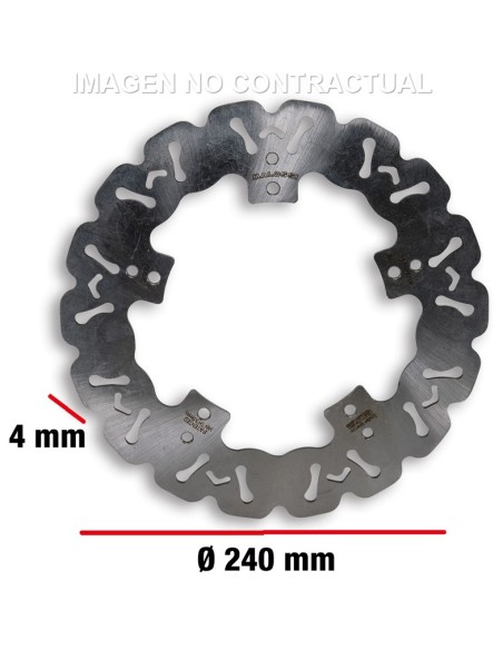 DISCO FRENO MALOSSI WHOOP DISC GILERA DNA 50/180 