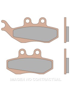 PASTILLA FRENO MALOSSI BRAKE PADS MHR SYNT YAMAHA TZR 50