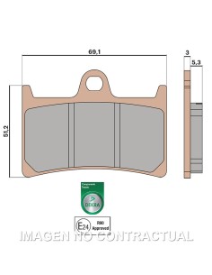 PASTILLAS FRENO MALOSSI MHR SYNT YAMAHA T-MAX 560 