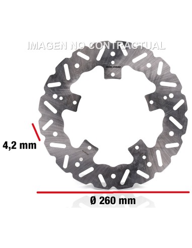 DISCO FRENO MALOSSI WOOP DISC APRILIA SR MAX 125 