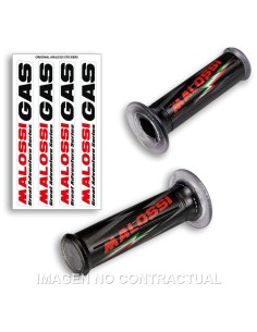 PUÑOS MALOSSI NEGROS CON CIERRE LATERAL 