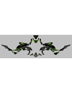 KIT DECO UP MAXIMIZE NEGRO-VERDE KAWASAKI Z650 