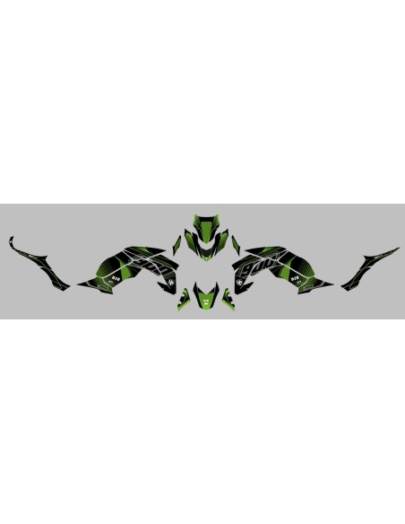 KIT DECO UP MAXIMIZE NEGRO-VERDE KAWASAKI Z900 