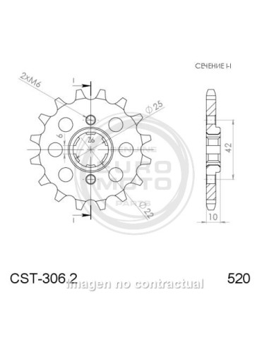PIÑÓN SUPERSPROX HONDA 520 X 14 